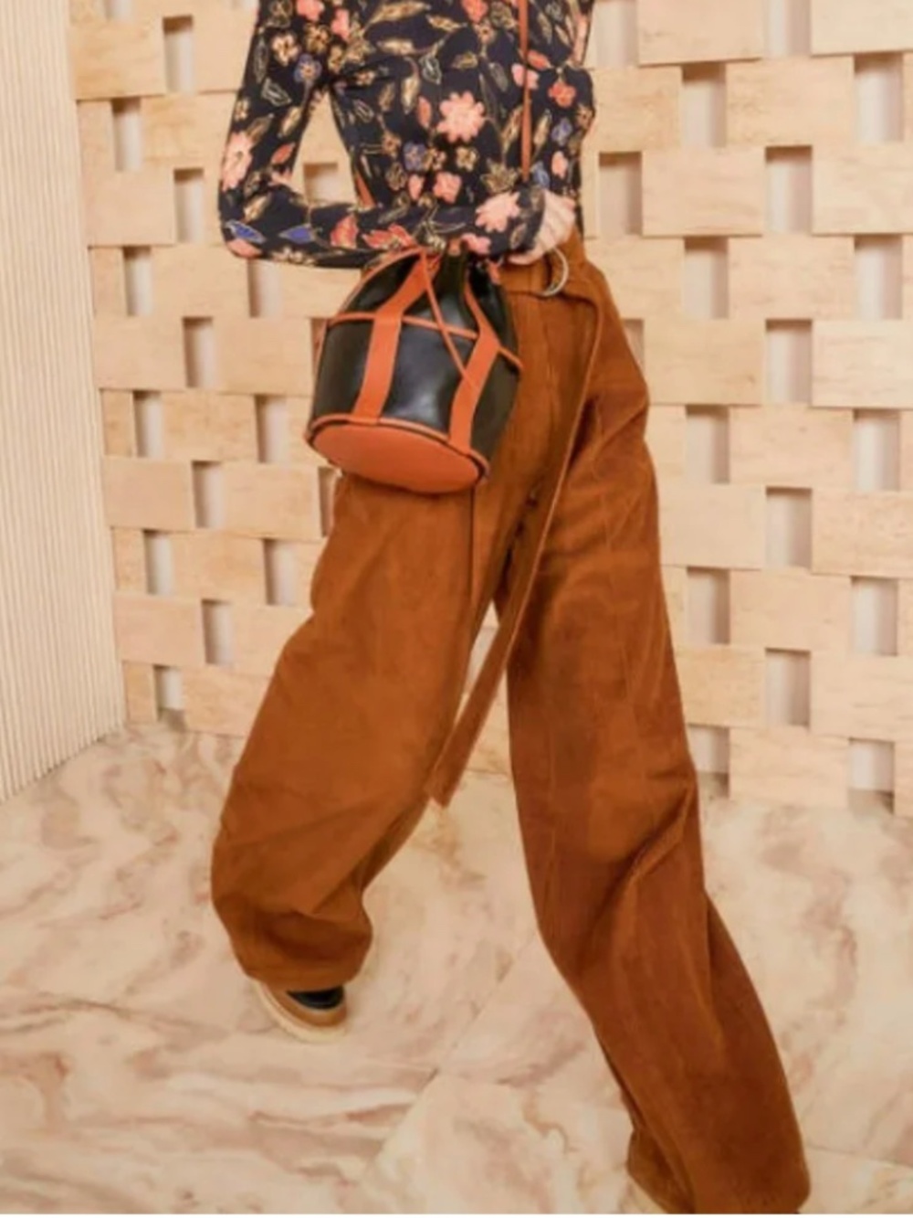 Ulla Johnson Brown Corduroy Wide Legged Trousers